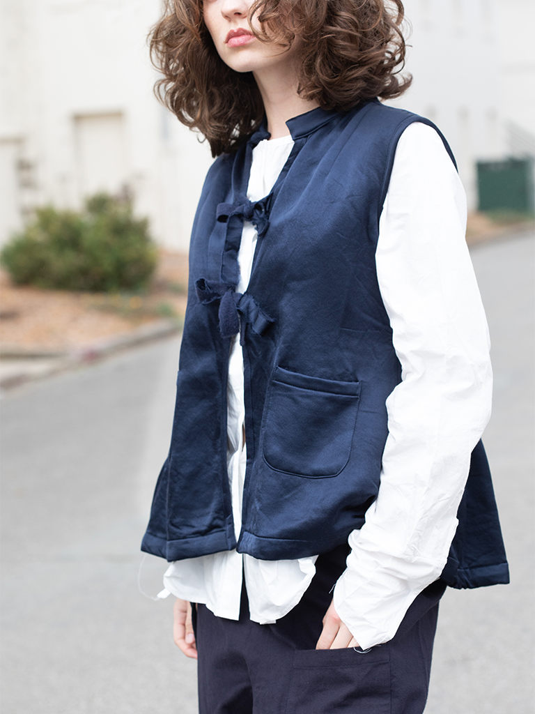 Dark Navy Reversible Flight Vest