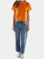 Orange Pepper Hi-Aka Short Sleeve Tee Shirt - size S + L