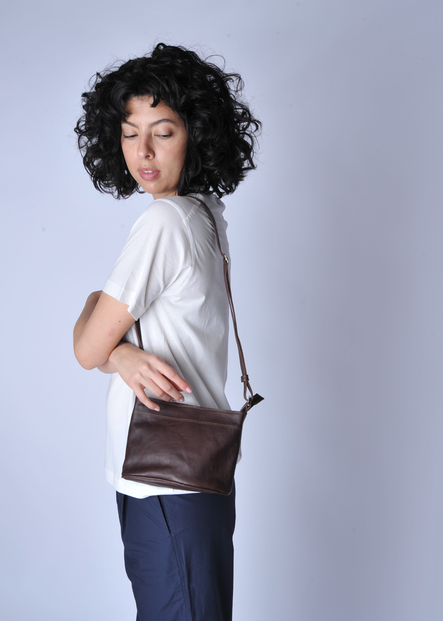 Chocolate Eloisa Crossbody Bag - Roztayger