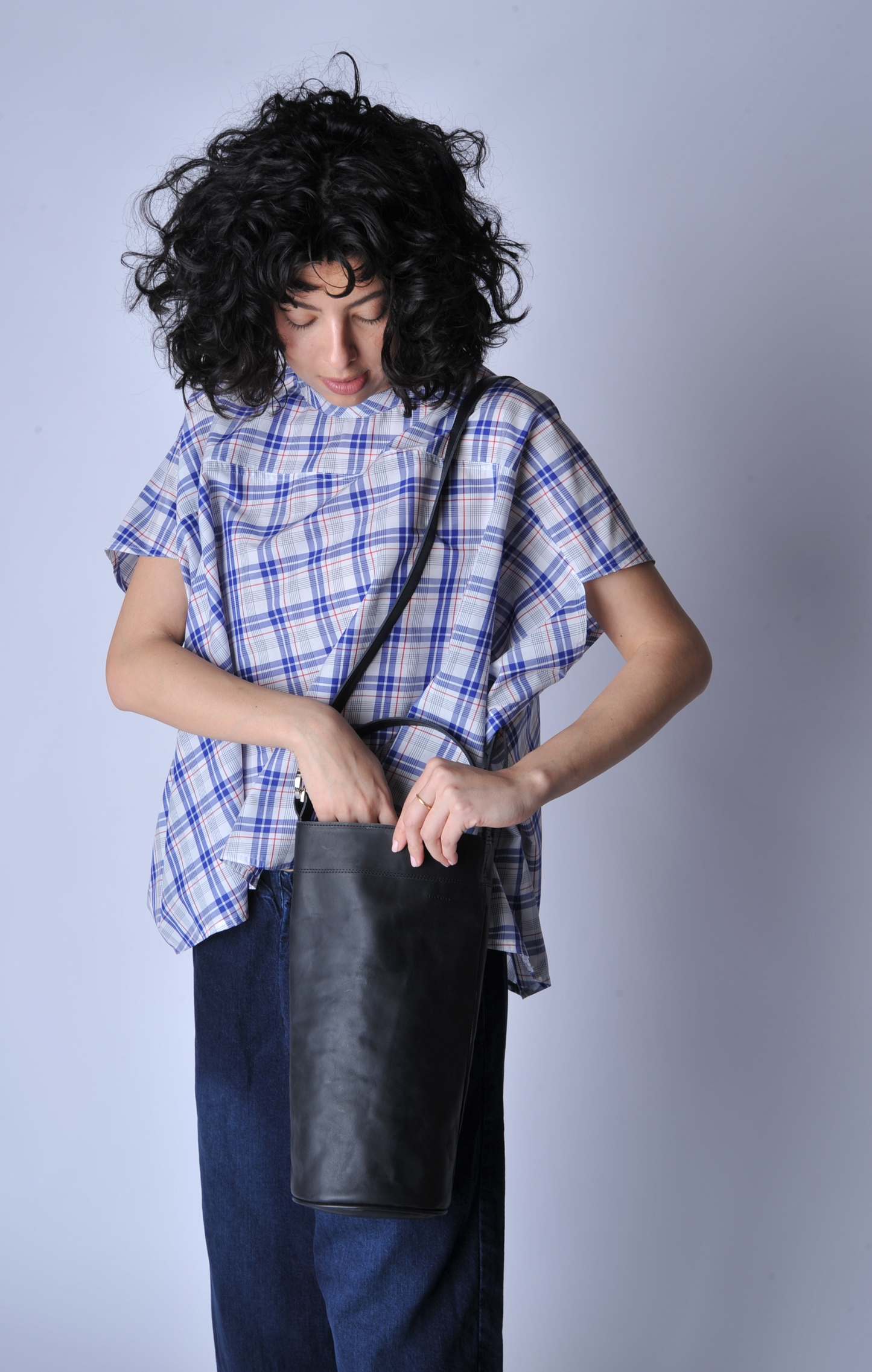 Black Filomena Cylinder Bag - Roztayger