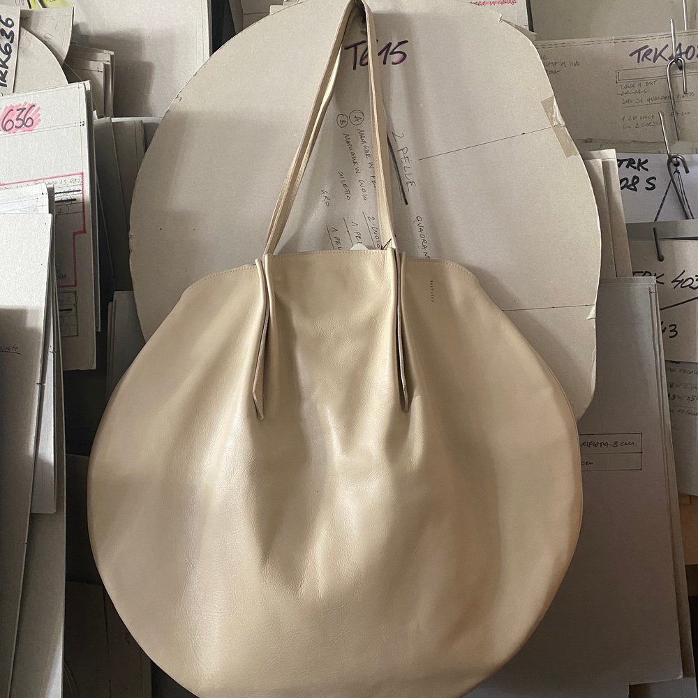 
                  
                    Trakatan Bags - Latte Large Round Tote - Roztayger
                  
                