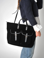 Black Velvet Crossbody Bag