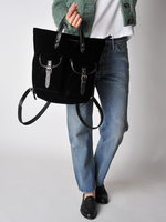 Black Velvet Medium Rucksack