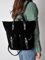 Black Velvet Medium Rucksack