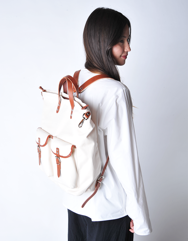 
                  
                    Chalk and Cognac Rucksack - Roztayger
                  
                