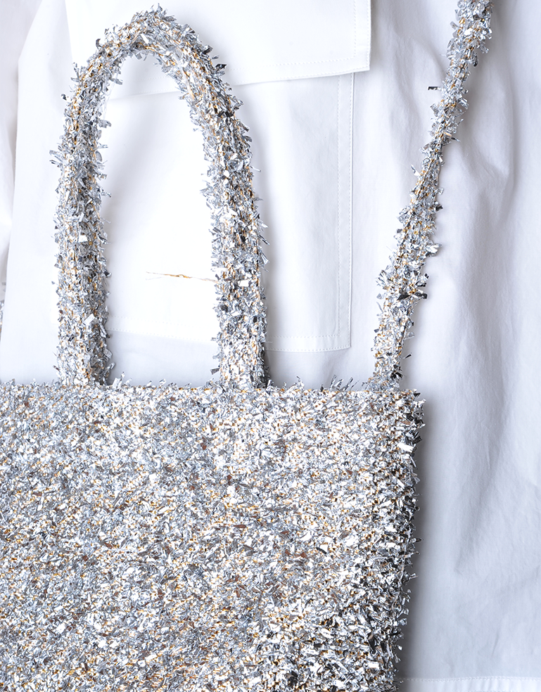 
                  
                    Silver Lametta Linda Bag - Roztayger
                  
                