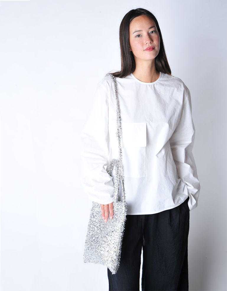 
                  
                    Silver Lametta Linda Bag - Roztayger
                  
                