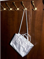 Silver Ecco Nappa City Bag - Roztayger