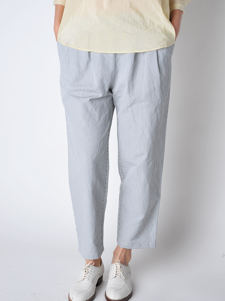 Cement Tiny Stripe Pull on Pants