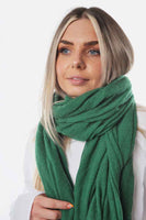 Green cashmere stole - Roztayger