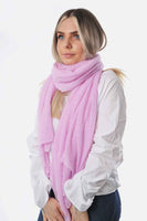 Lilac Pink cashmere stole - Roztayger