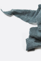 Dusty Teal Diamond Shaped Cashmere Scarf - Roztayger