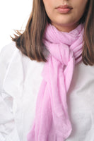 Pink Diamond Shaped Cashmere Scarf - Roztayger