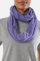 Thick Dusty Plum Cashmere Tube Scarf - Roztayger