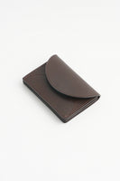 Dark Brown Mini Fold Wallet - Roztayger