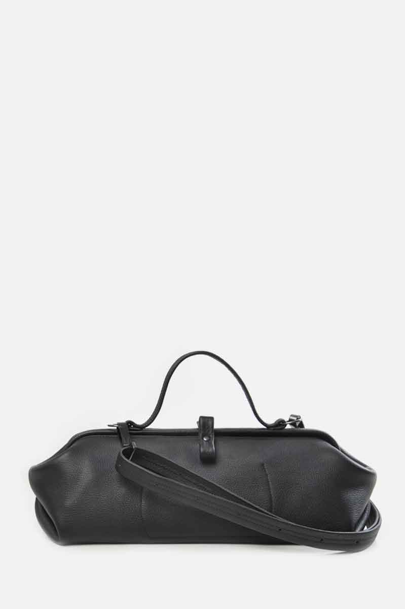 Black Baguette Bag - Roztayger