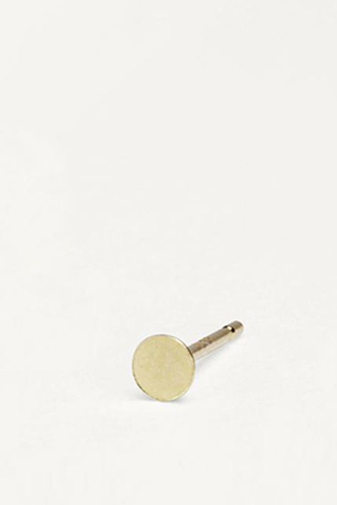 9MM Gold Sequin Stud - Roztayger