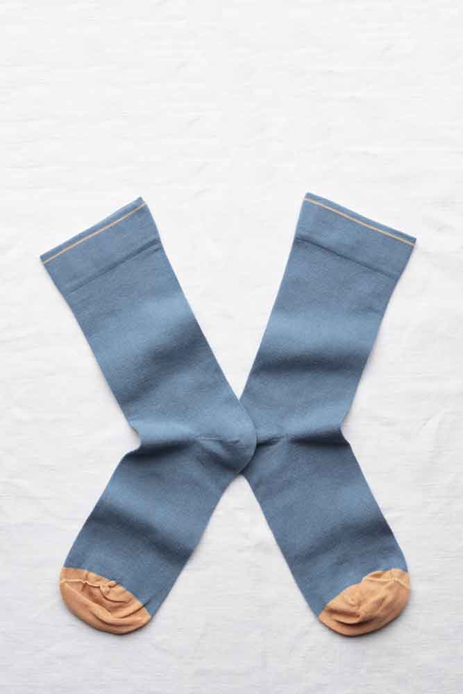 UNI188 Dusty Blue Socks - Roztayger