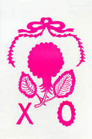 Pink Flower XO Card - Roztayger