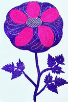 Purple Poppy Card - Roztayger