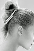 Silver XS Barrette 21 - Silver Hair Clips - Roztayger