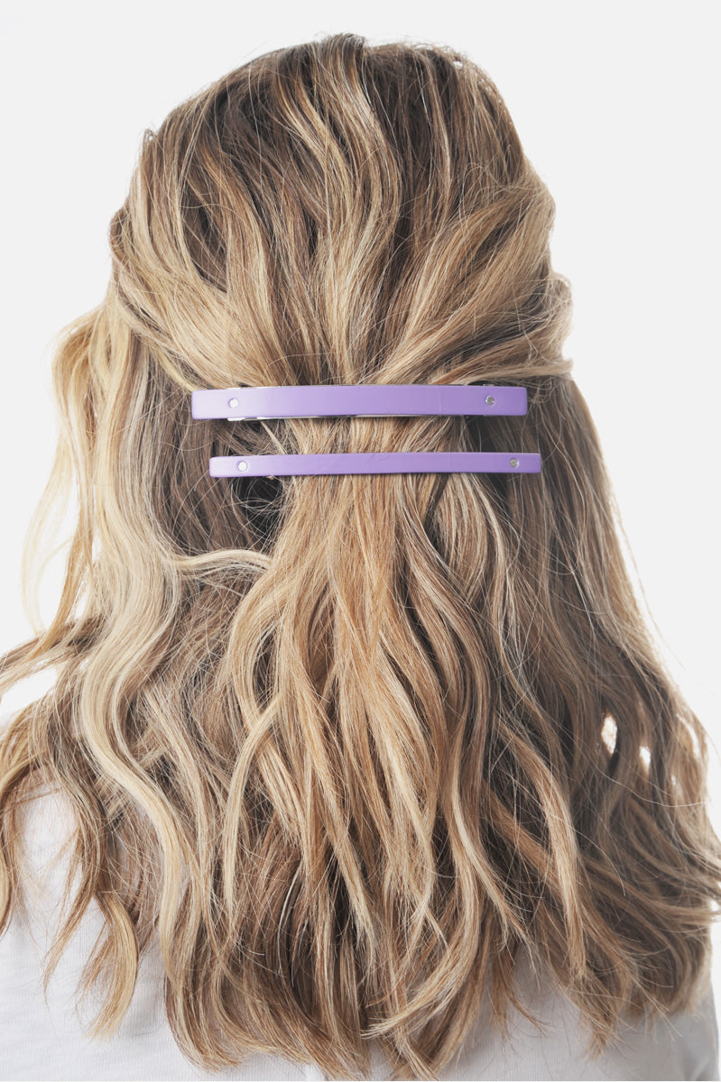 Pale Purple XL Barrette 21 - Roztayger