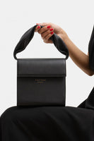 Black Rhei Top Handle Bag - Roztayger