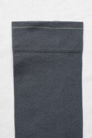 Plain Uni 184 Blue Grey Socks - Roztayger