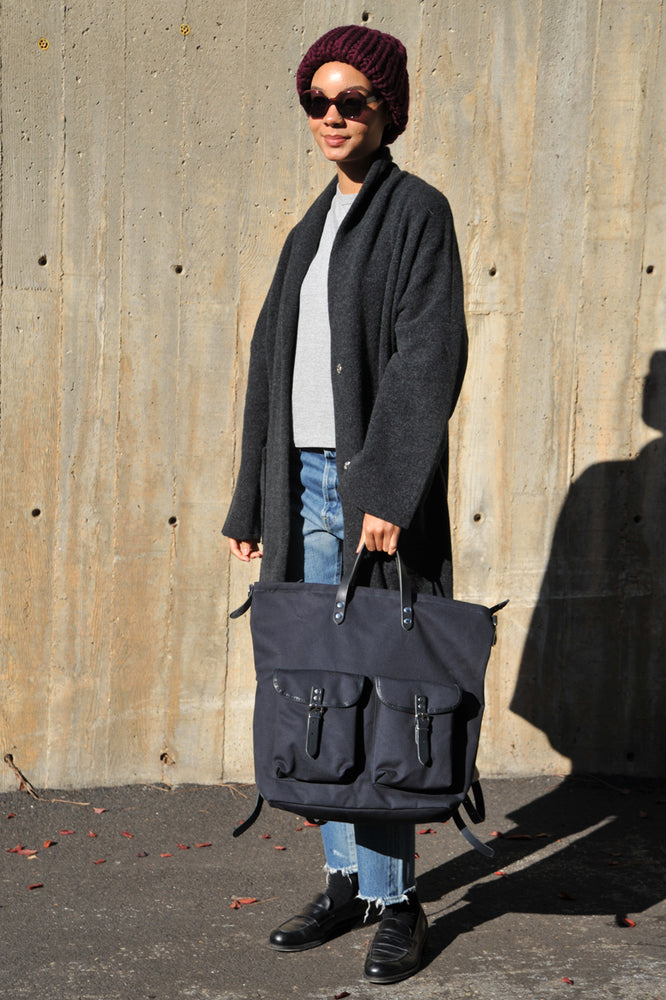 
                  
                    Navy blue Canvas Rucksack - Roztayger
                  
                