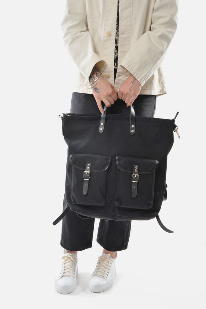 
                  
                    Black Canvas Rucksack - Roztayger
                  
                